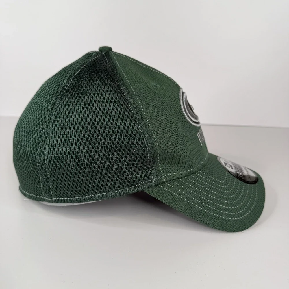 Green Bay Packers Fitted Hat L/XL Cap Mens Green NFL Football New Era 39Thirty